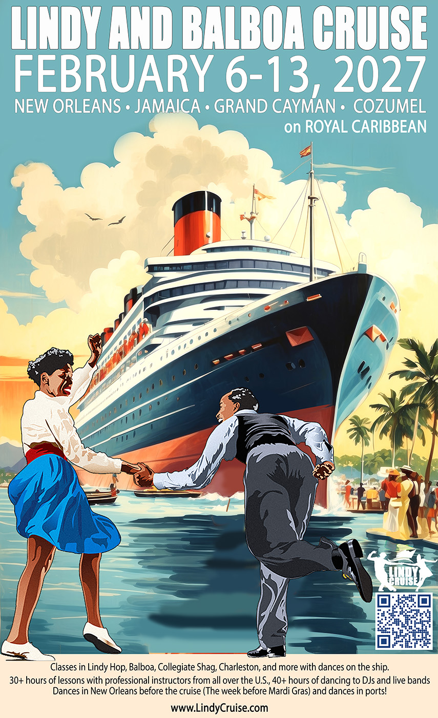 2027 Lindy and Balboa Cruise from New Orleans to the Western Caribbean — SAT 6 – SAT 13 FEB 2027
