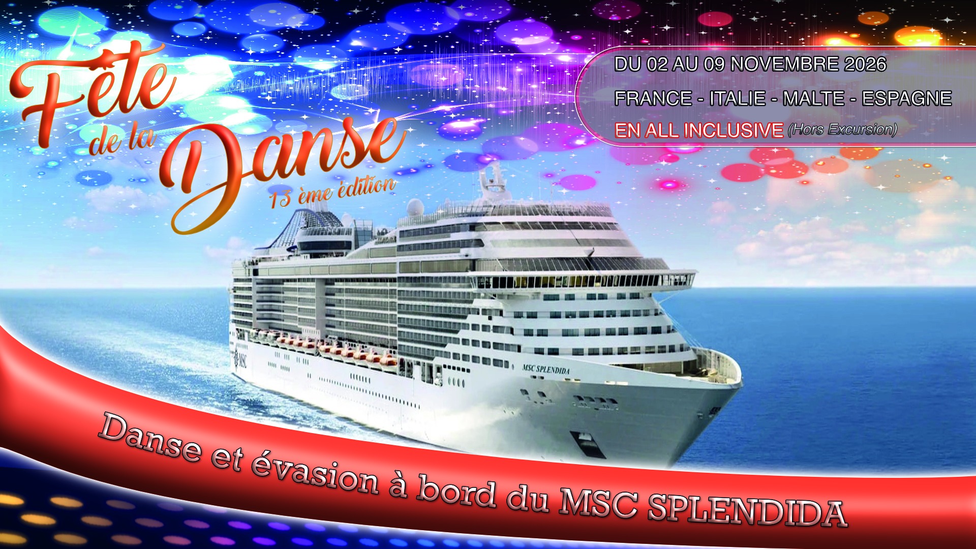 Fête de la Danse - Croisière en Méditerranée (13ème édition) — MON 2 – MON 9 NOV