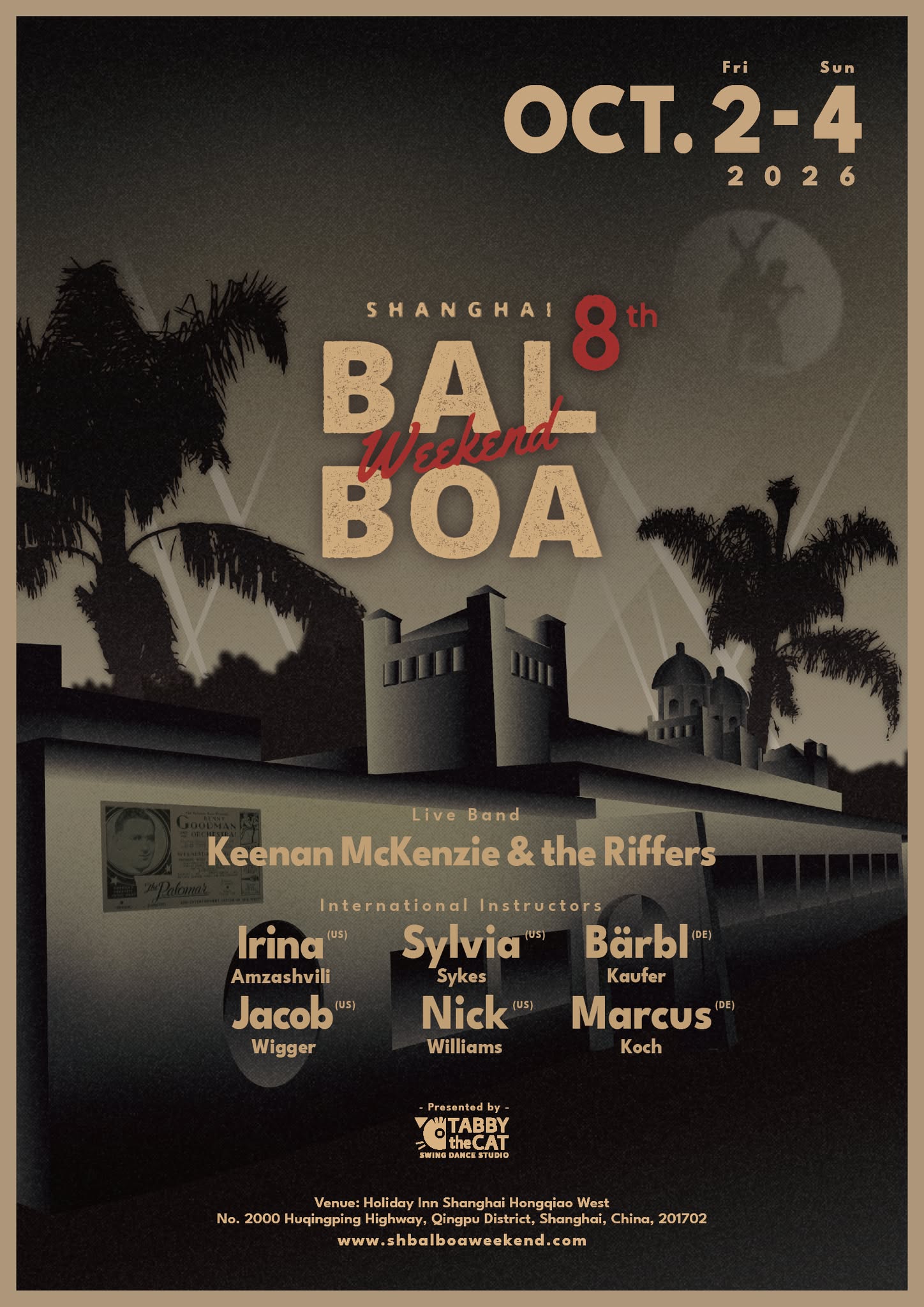 Shanghai Balboa Weekend 2026 — THU 1 – SUN 4 OCT