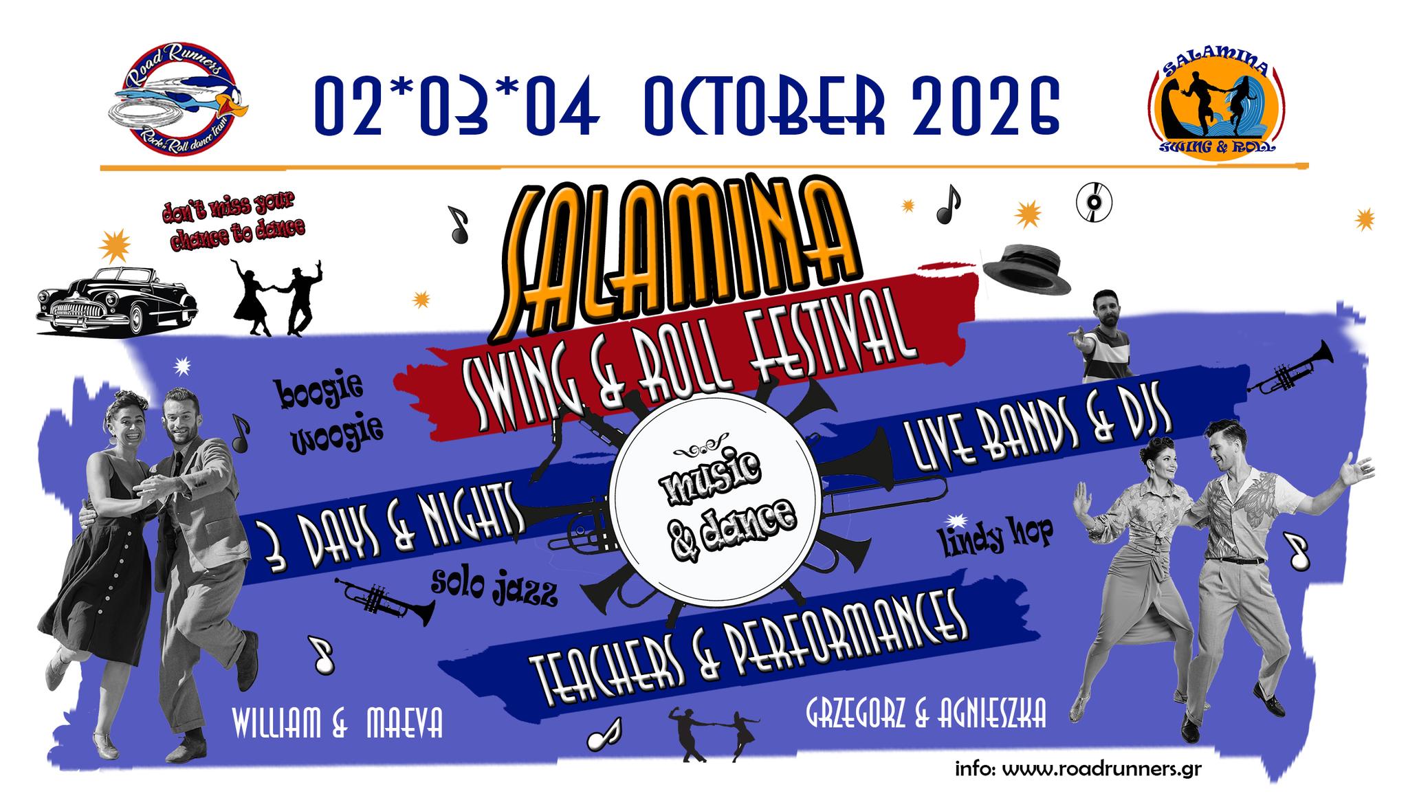 Salamina Swing & Roll Festival #6 — FRI 2 – SUN 4 OCT