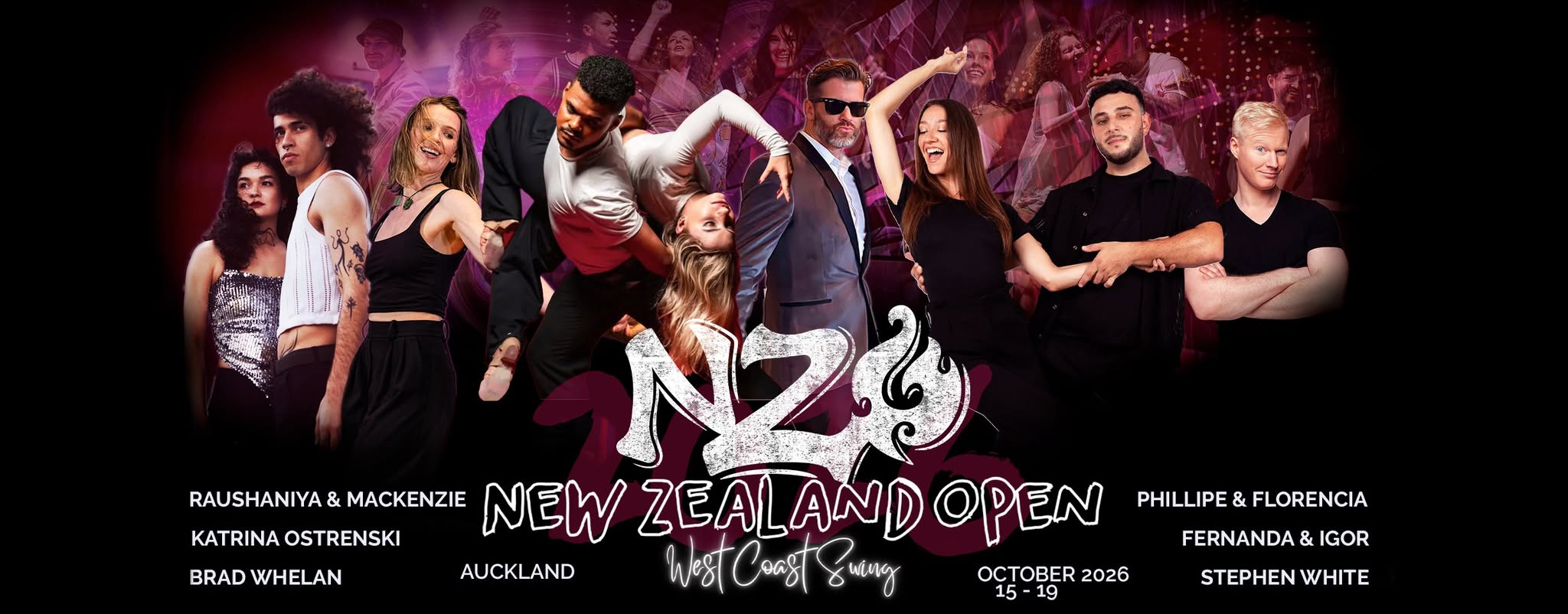NZO 2026 New Zealand Open West Coast Swing — THU 15 – SUN 18 OCT