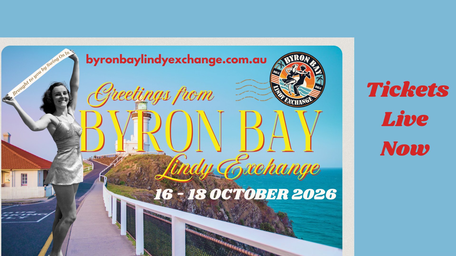 Byron Bay Lindy Exchange 2026 β THU 15 β SUN 18 OCT