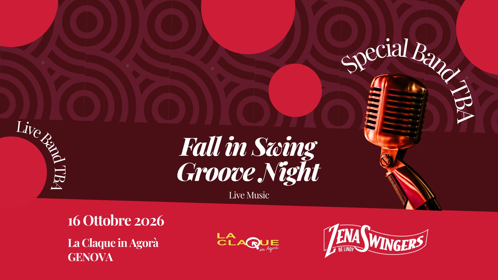 Fall in Swing - Groove Night - Sebastien Chaumont Live @La Claque — FRI 16 OCT