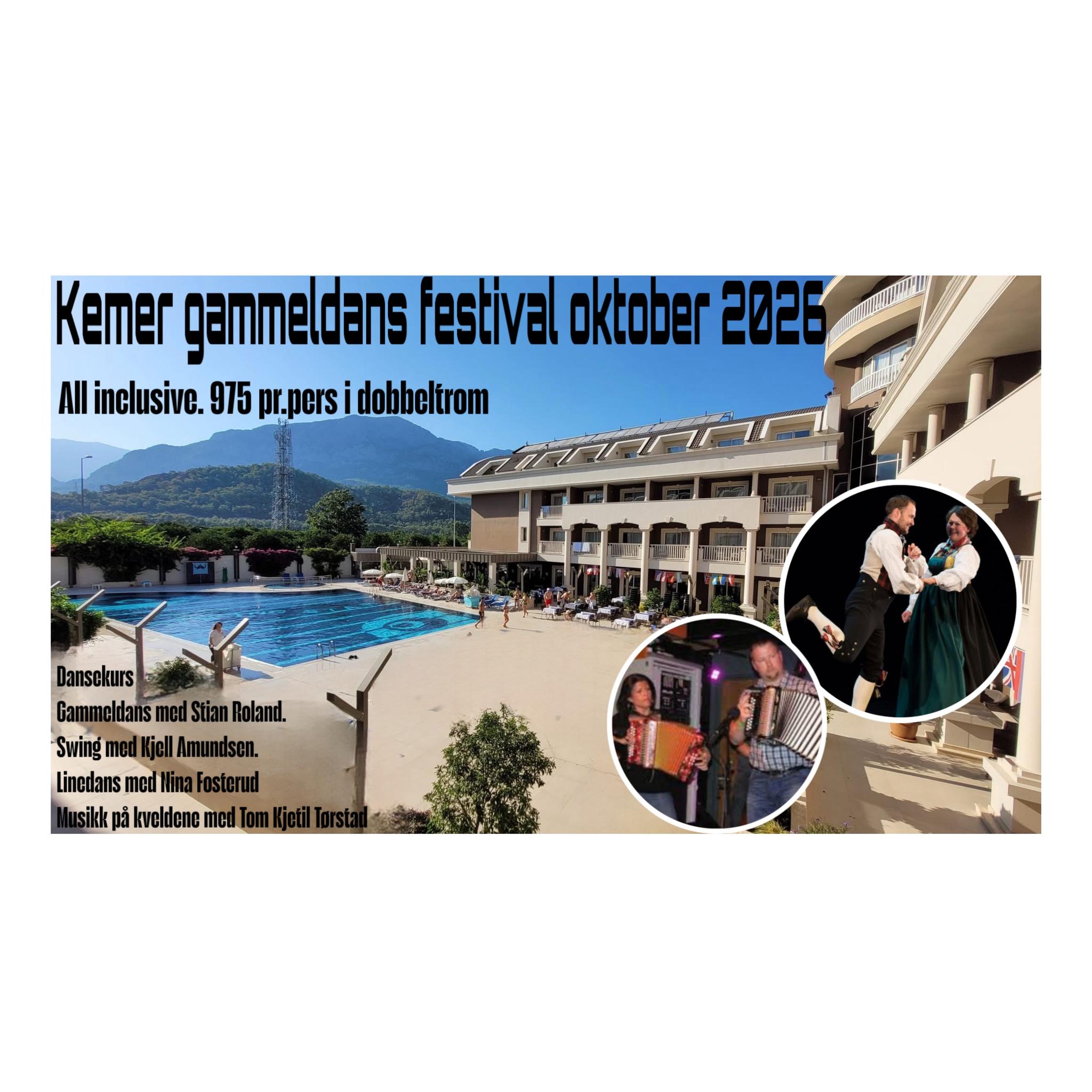 Kemer Dance Festival - Gammeldans — MON 19 – MON 26 OCT