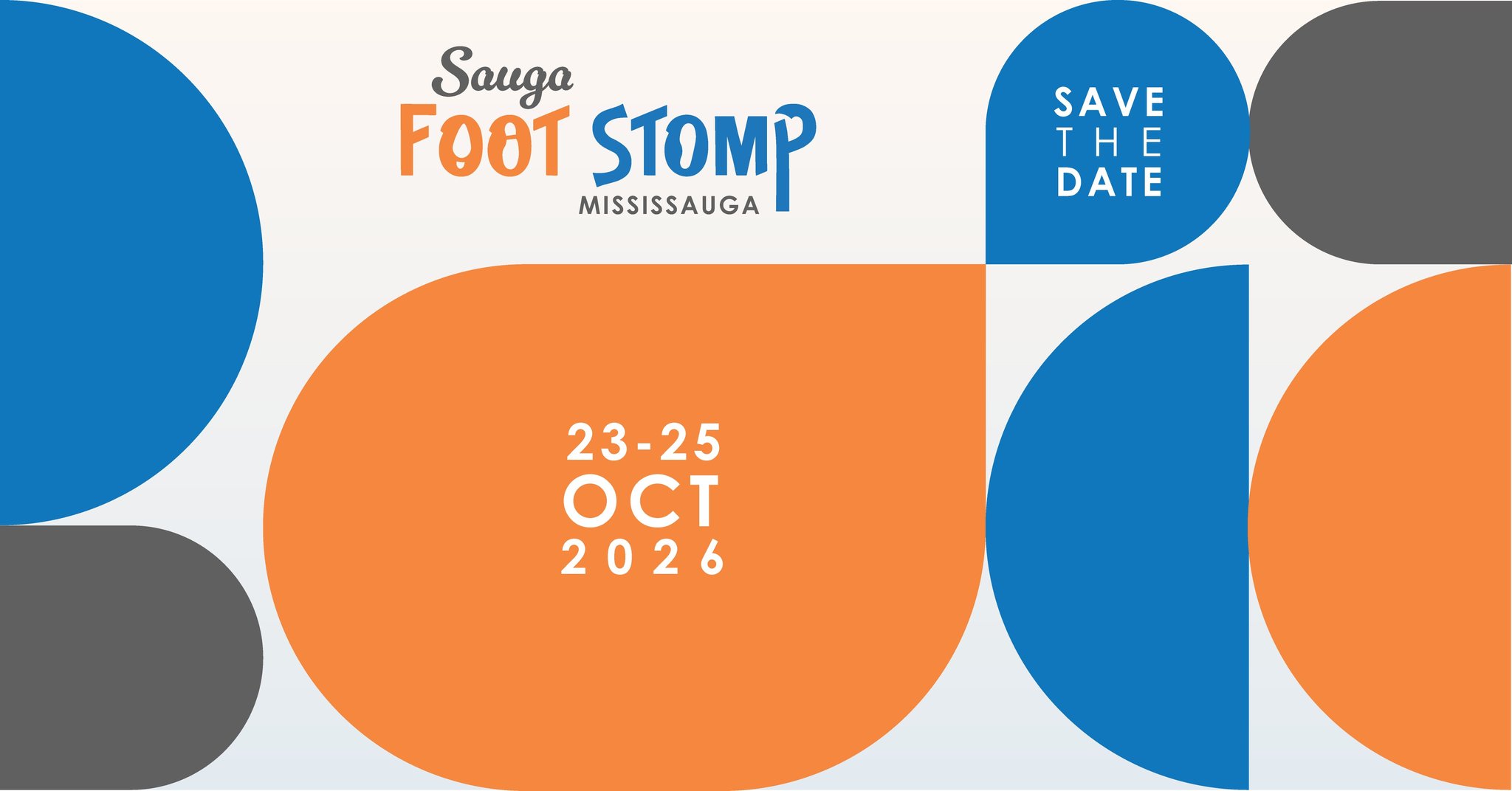 Sauga Foot Stomp 2026 — FRI 23 – SUN 25 OCT