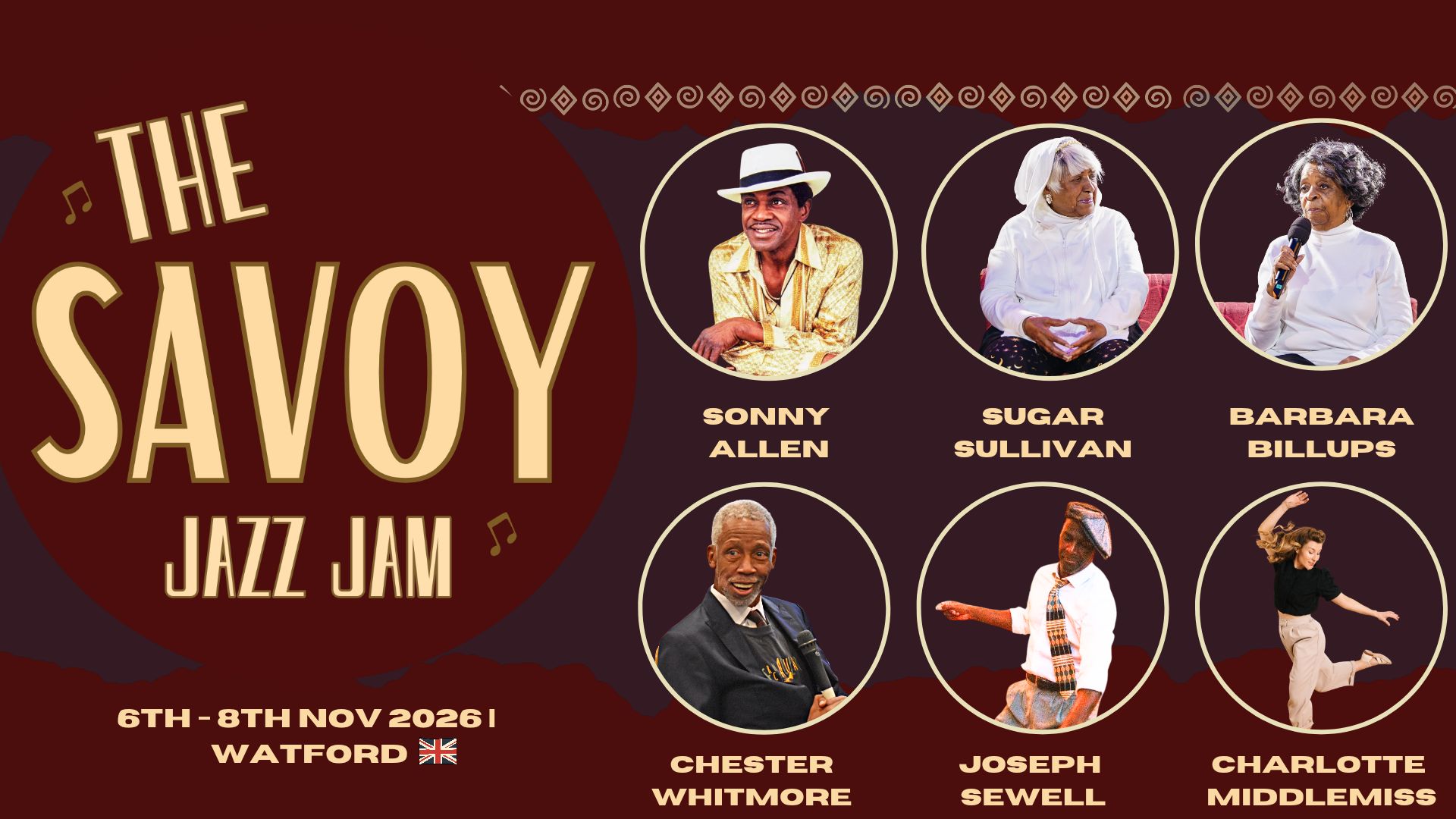 Savoy Jazz Jam 2026 - Solo Jazz Weekend — FRI 6 – SUN 8 NOV
