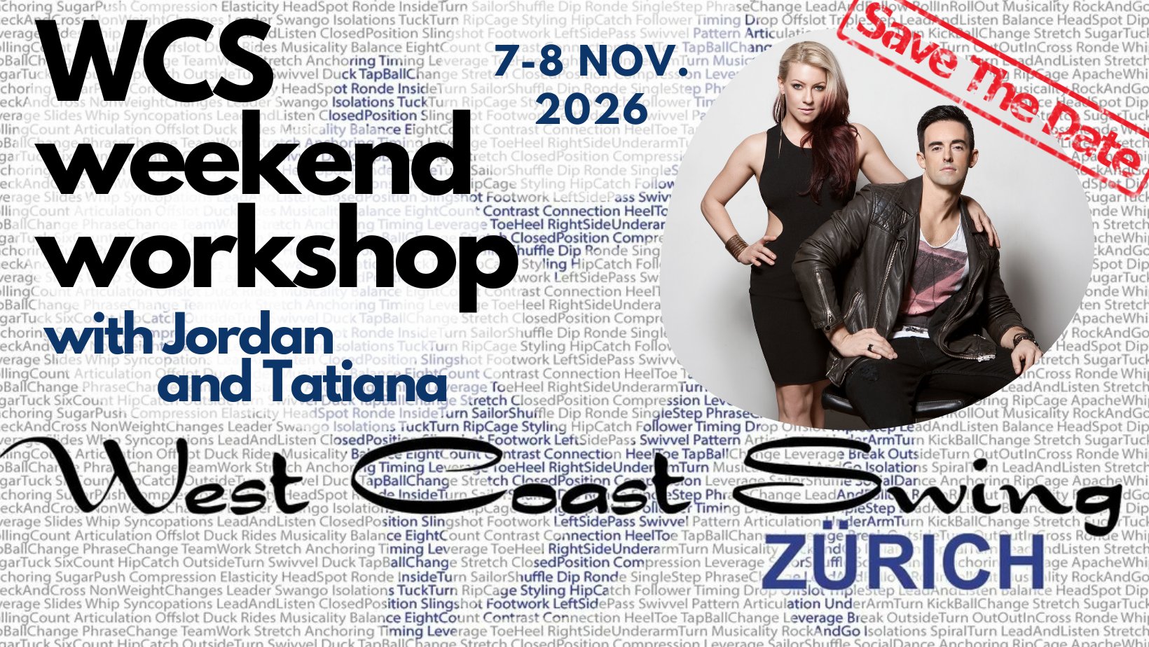 Jordan & Tatiana Weekend Workshop in Zürich - Registration opening 1.06! — FRI 6 – SUN 8 NOV