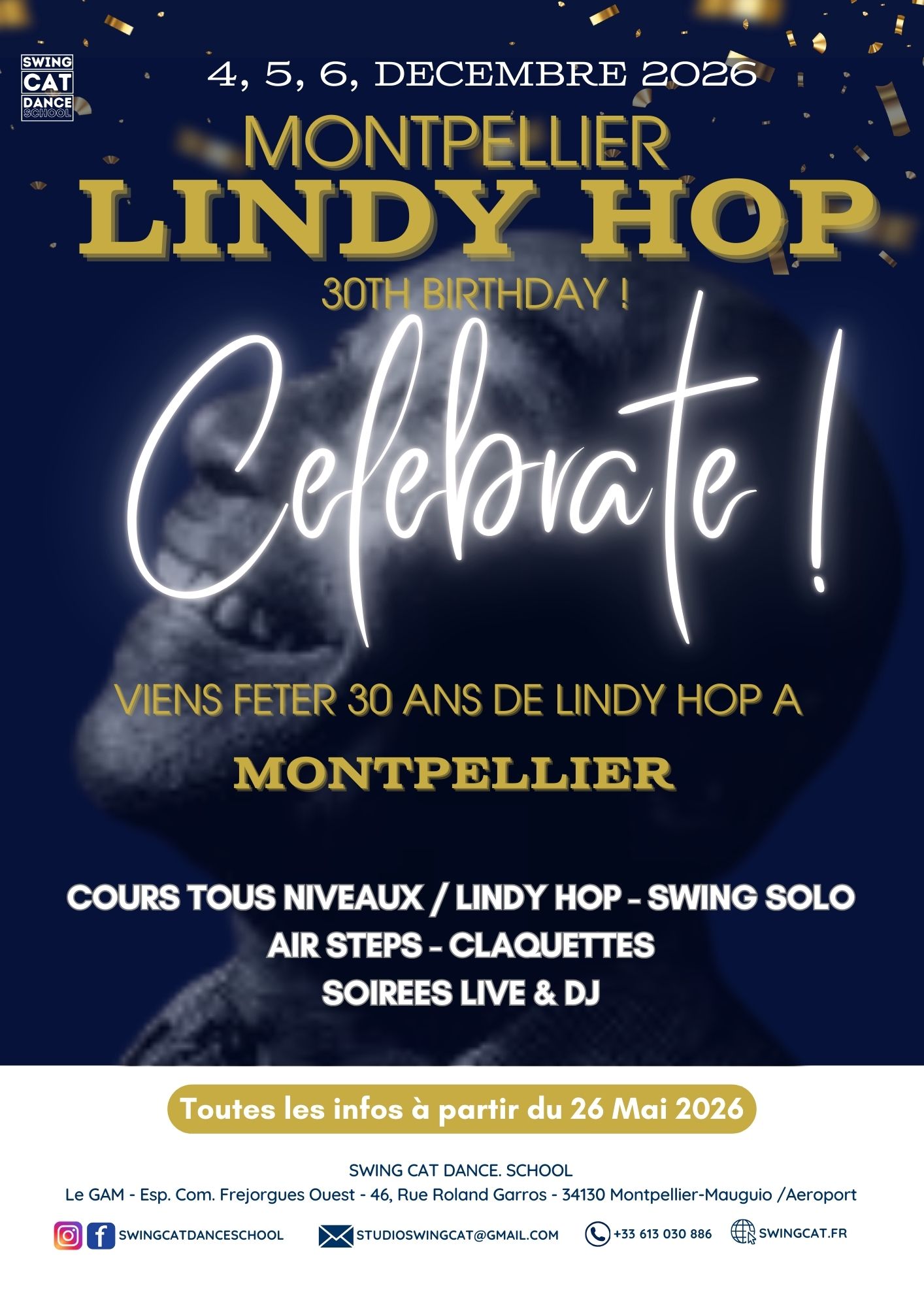 Lindy hop Week-end 30th Birthday — FRI 4 – SUN 6 DEC