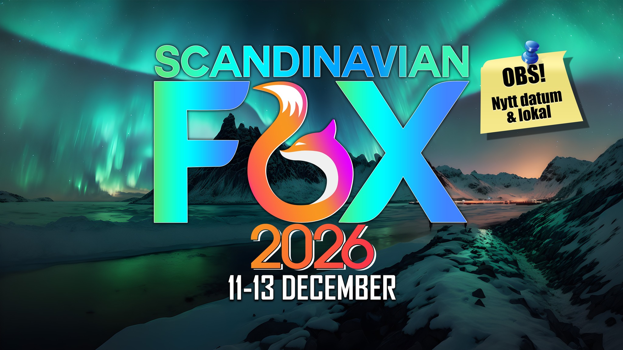 Scandinavian Open Fox "SNOX" 2026 - INSTÄLLT!!! — FRI 11 – SUN 13 DEC