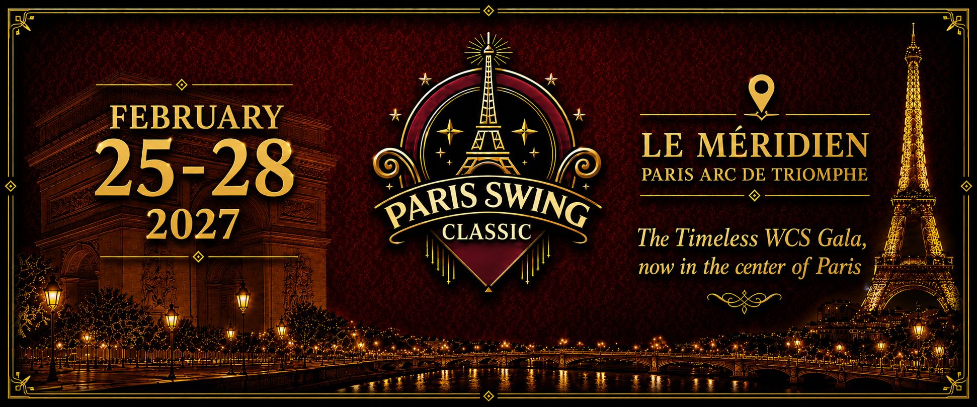 Paris Swing Classic 2027 (WSDC Registry Event) โ THU 25 FEB โ MON 1 MAR 2027