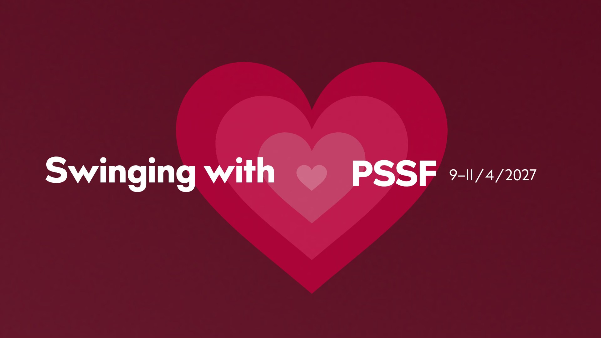 Prague Spring Swing Festival (PSSF) 2027 — FRI 9 – SUN 11 APR 2027