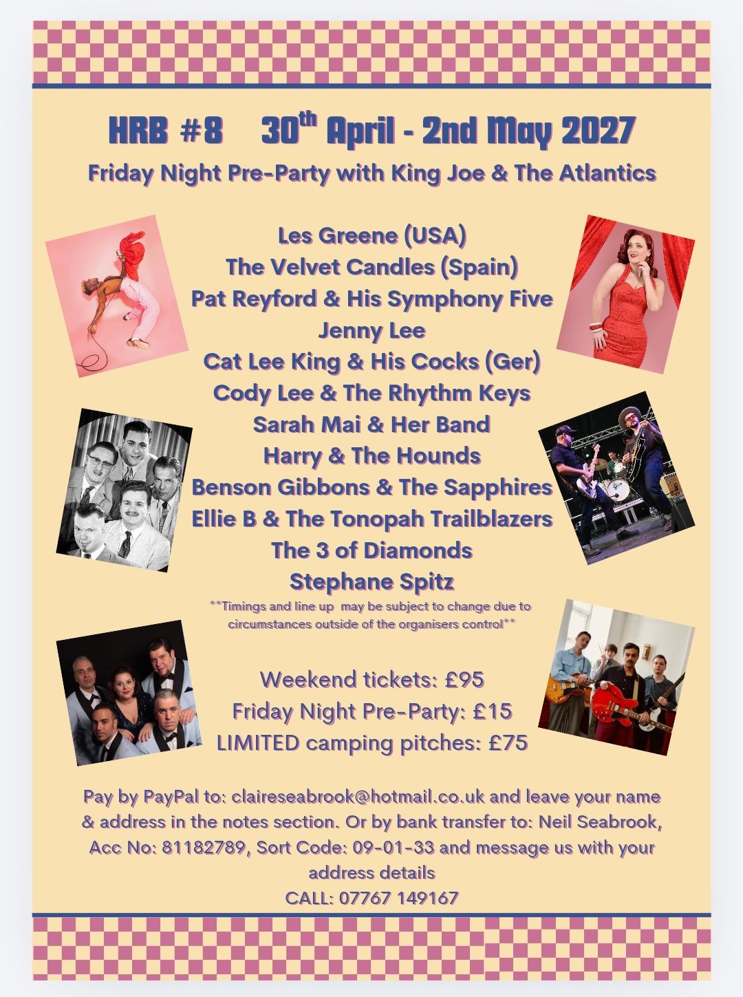 Hot Rock n Boogie #8 — FRI 30 APR – SAT 1 MAY 2027