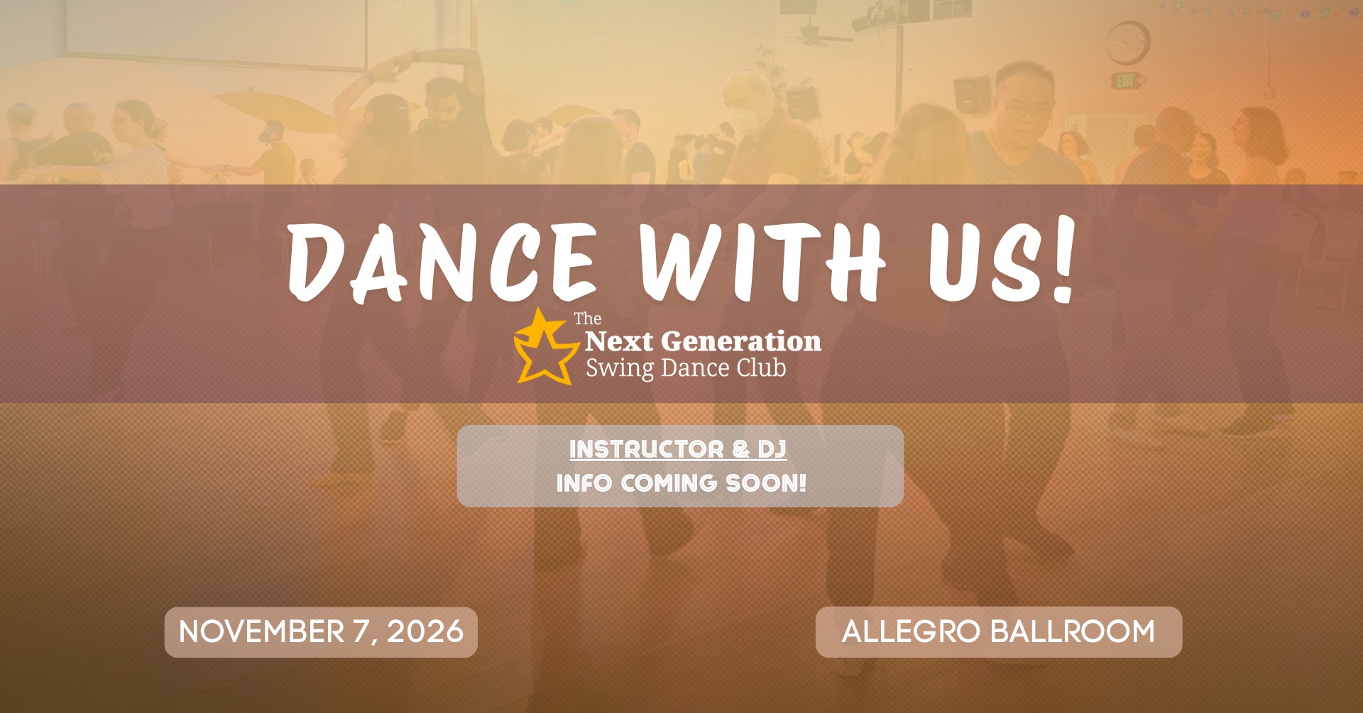 November 2026 NextGen Dance! — SUN 8 NOV