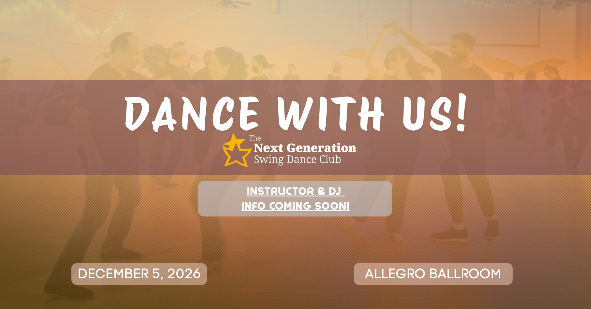 December 2026 NextGen Dance! — SUN 6 DEC