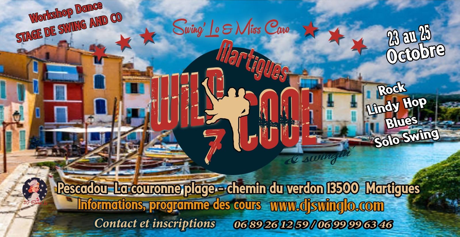 Wild Cool & Swingin ' 🔶️Martigues 🔶️ Stage de danse Rock - Swing — FRI 23 – SUN 25 OCT