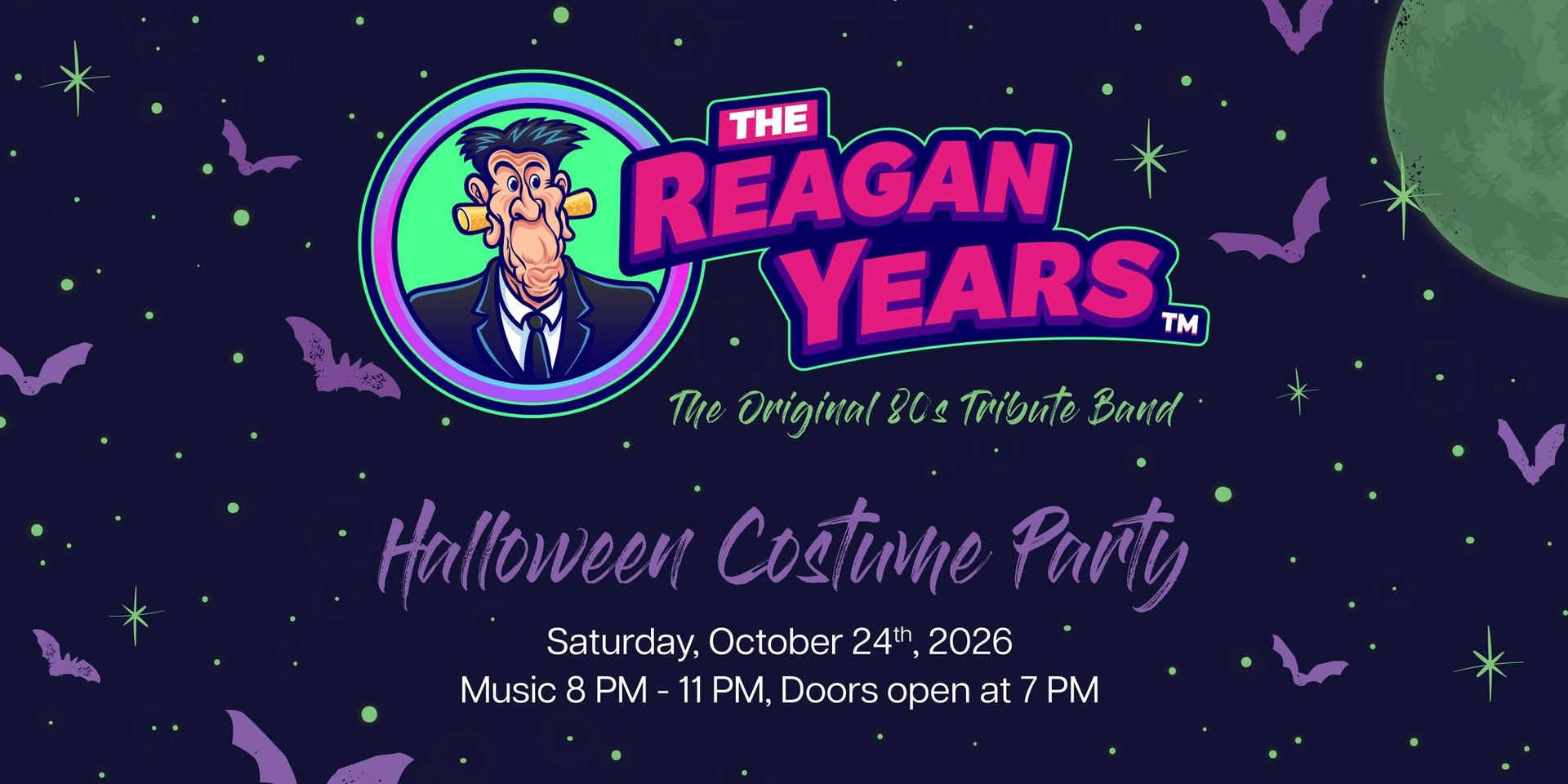 The Reagan Years: Turf Valley Halloween Bash Oct 24 — SUN 25 OCT
