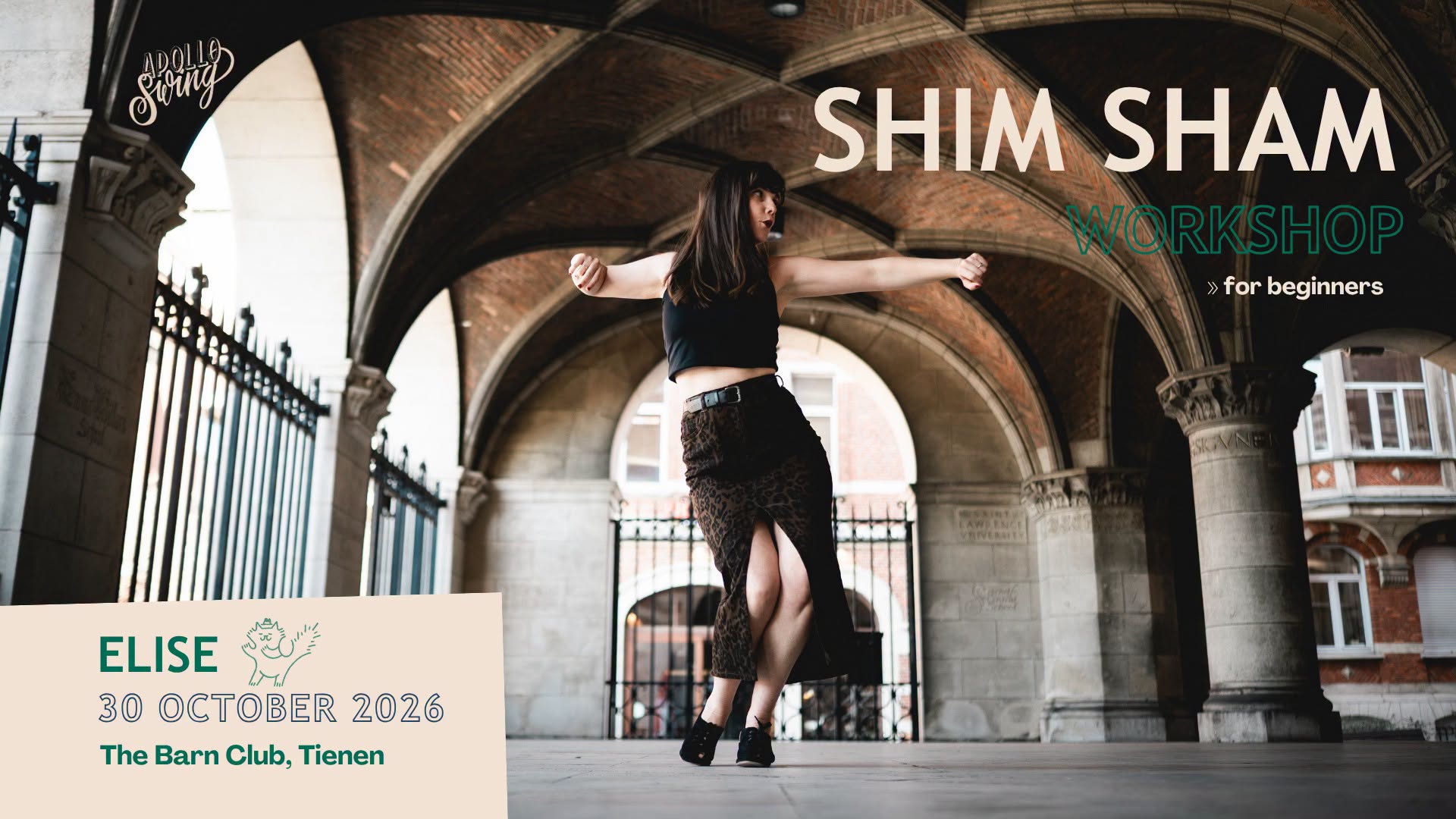 Shim Sham workshop in Tienen with Elise - Apollo Swing — FRI 30 OCT