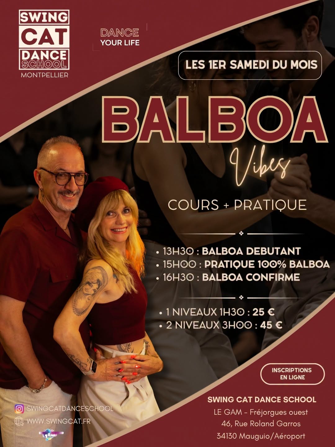 Balboa Vibes — SAT 3 OCT