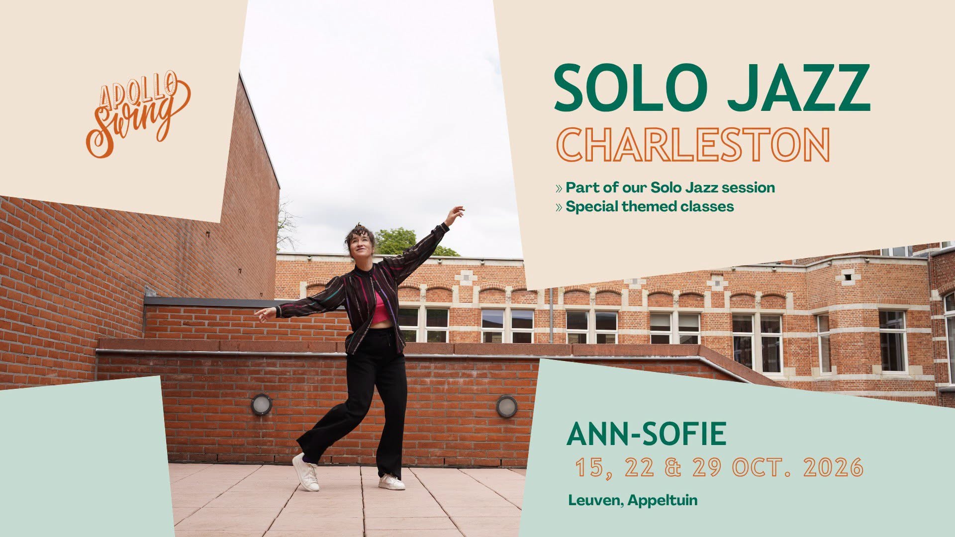 Solo Jazz - Charleston with Ann-Sofie in Leuven — THU 15 – THU 29 OCT