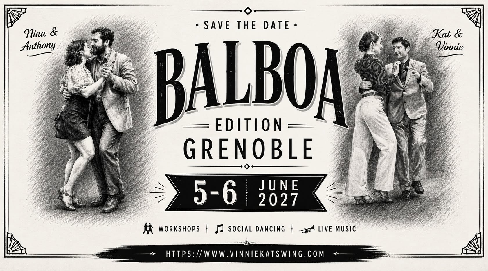 Balboa Edition Grenoble, 5-6 June 2027 — SAT 5 – SUN 6 JUN 2027