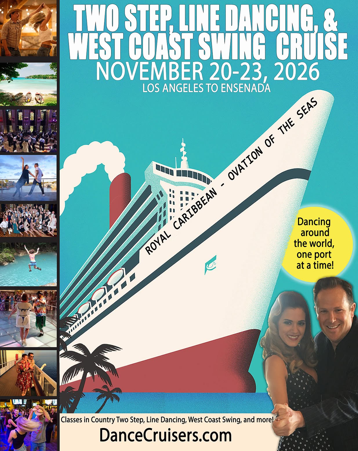 2026 Country Two Step, West Coast Swing, and Line Dance Cruise — FRI 20 – MON 23 NOV