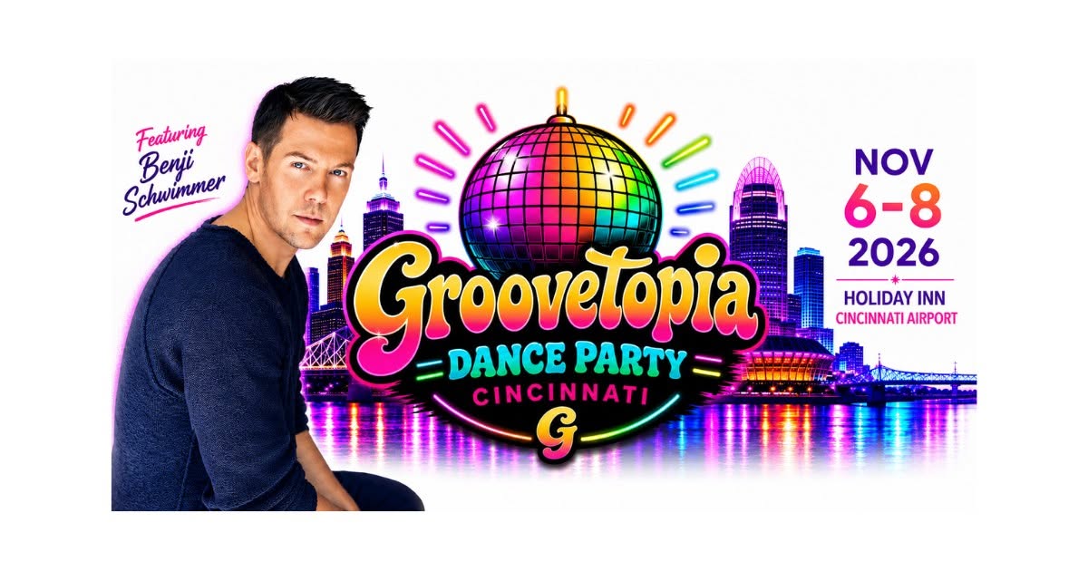 Groovetopia Dance Party with Benji Schwimmer — FRI 6 – SUN 8 NOV