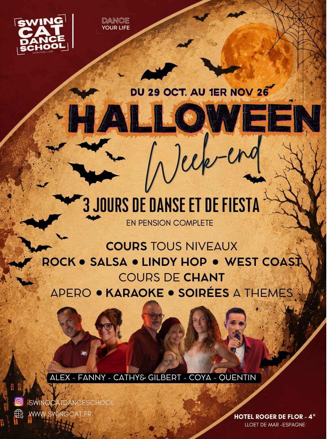 Halloween Dance Week-end — THU 29 OCT – SUN 1 NOV