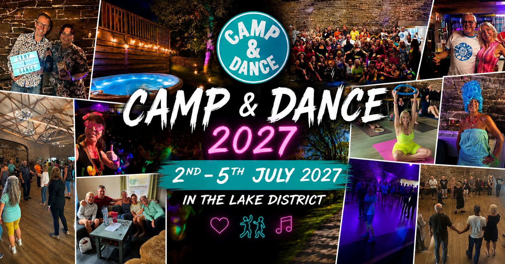 CAMP & DANCE 2027! — FRI 2 – MON 5 JUL 2027