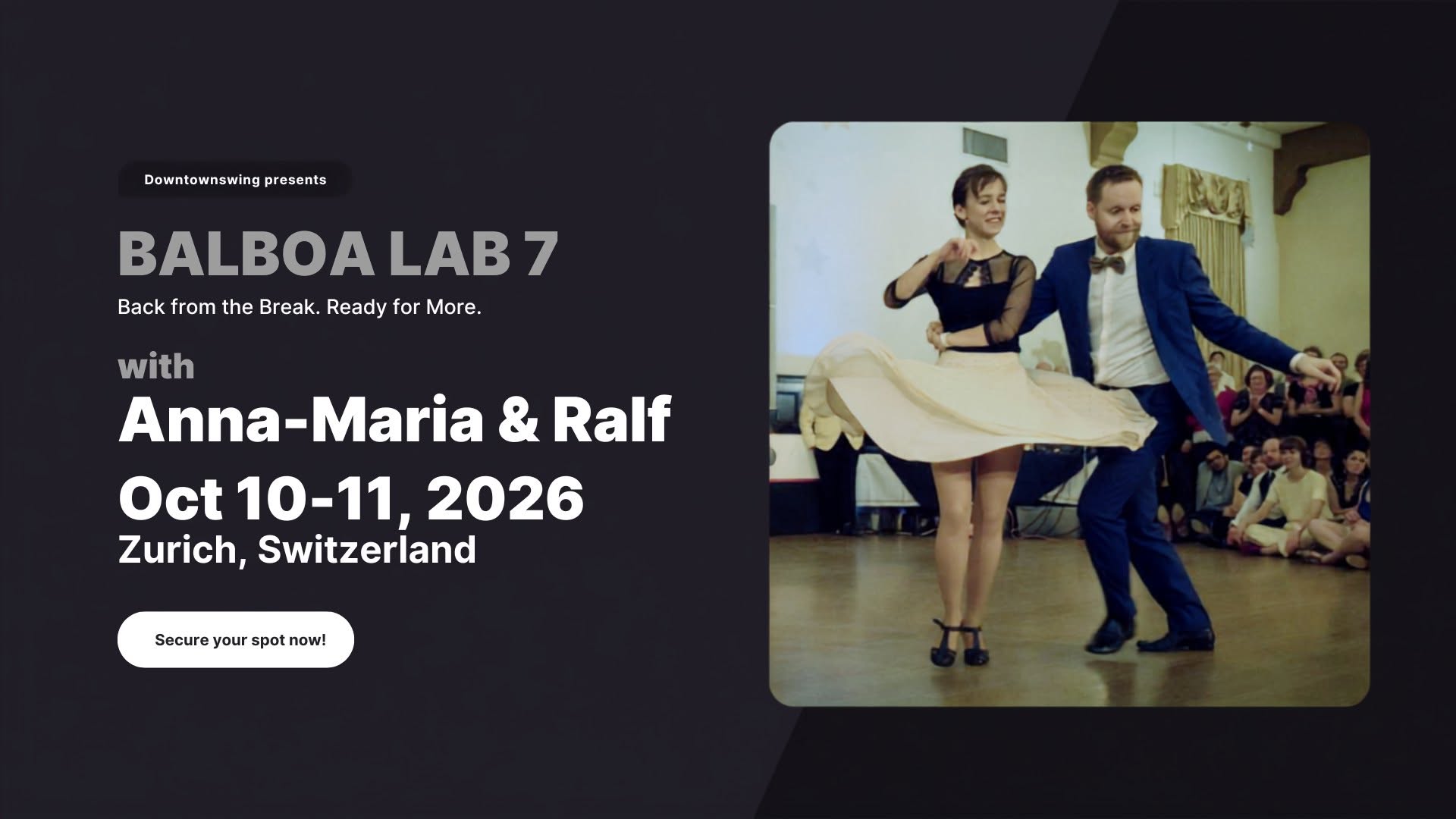Balboa Lab 7 — SAT 10 – SUN 11 OCT