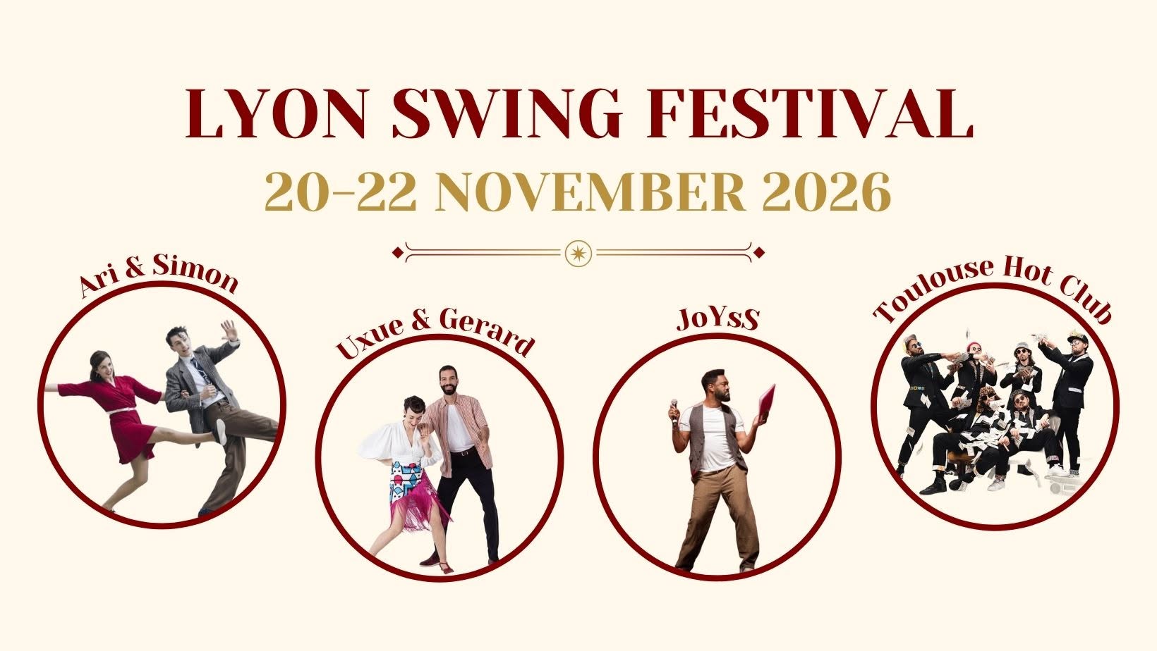 LYON SWING FESTIVAL 2026 — FRI 20 – SUN 22 NOV