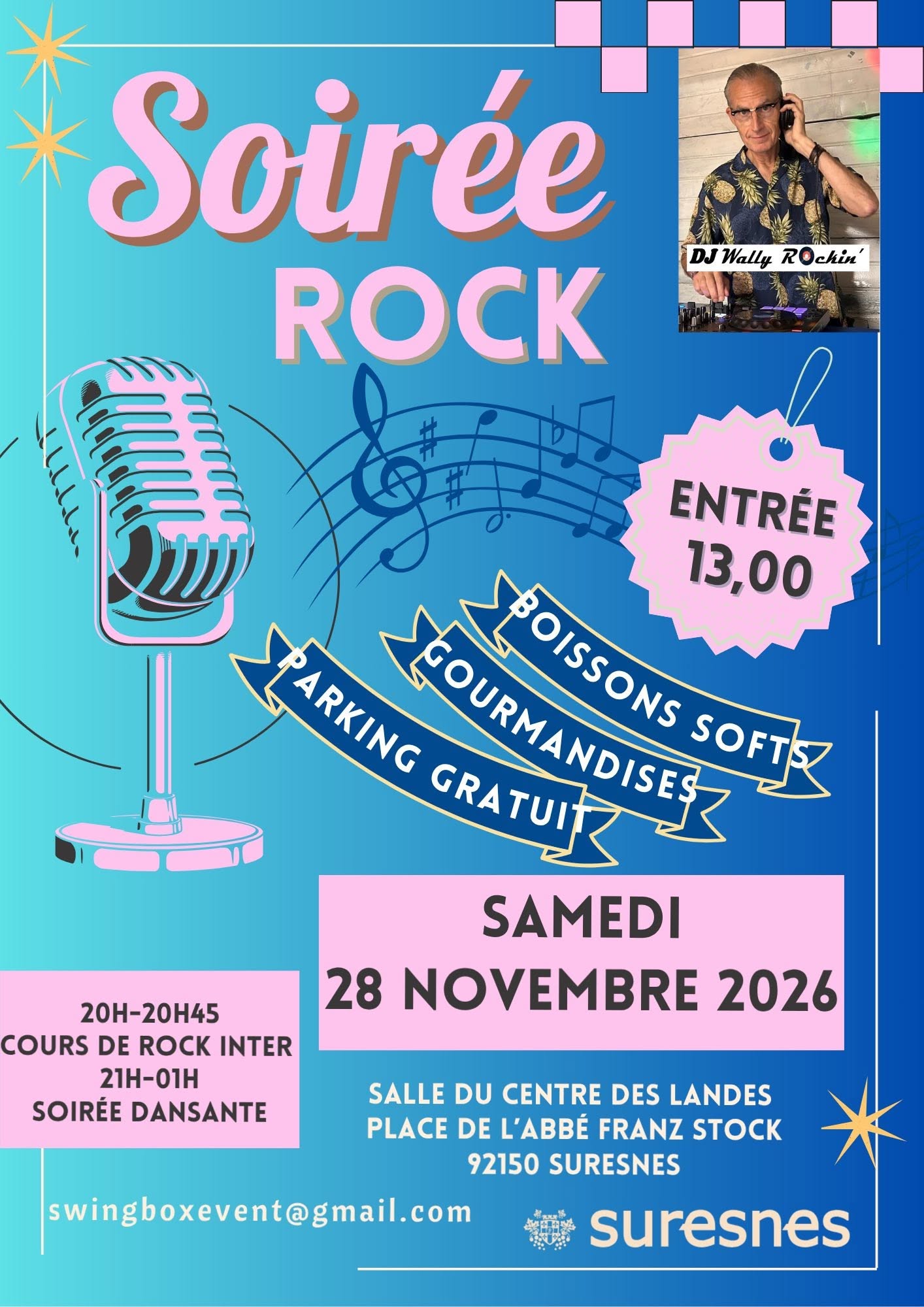 Soirée Rock — SAT 28 – SUN 29 NOV