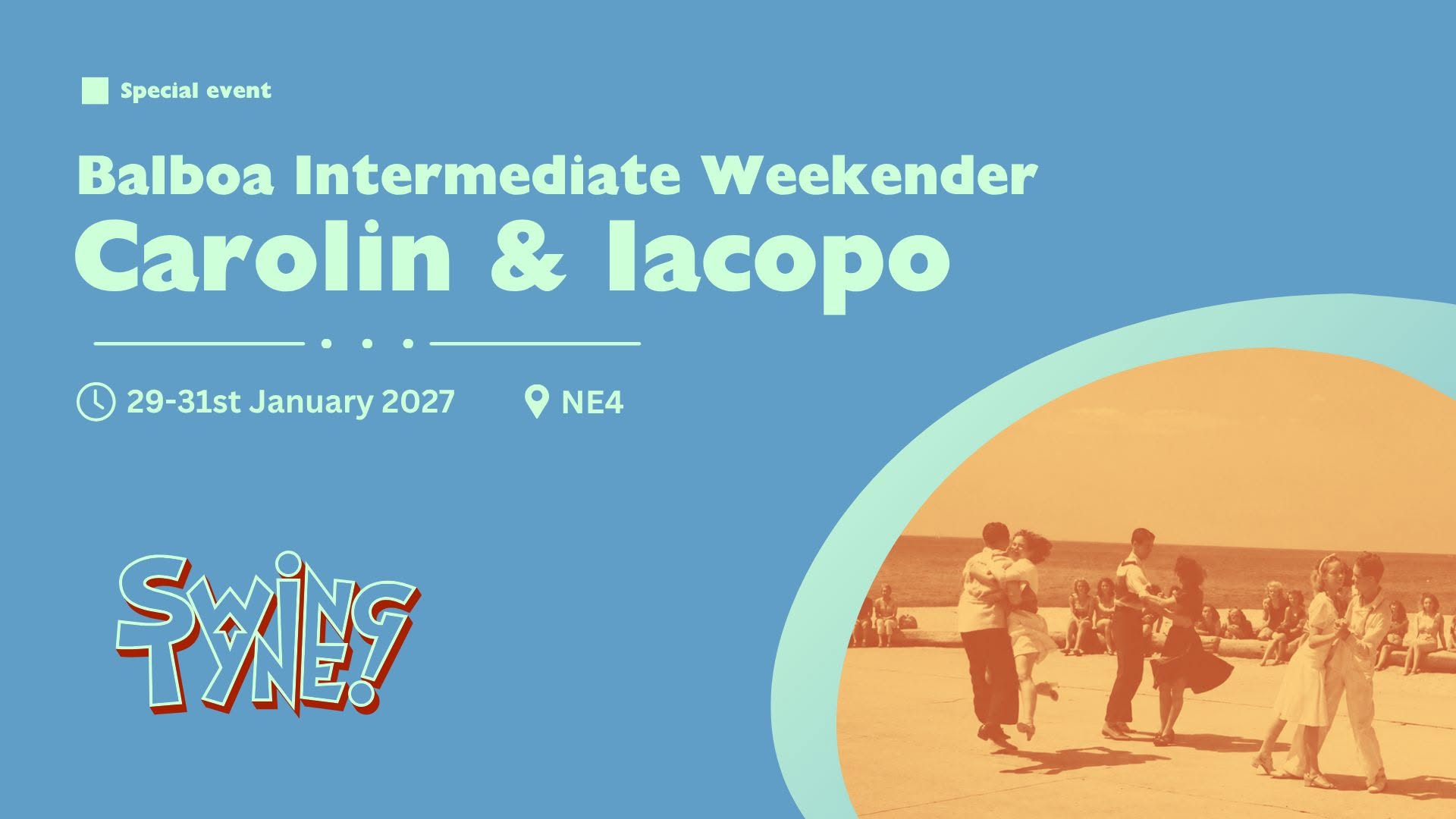 2027 January  - Balboa weekend workshop — FRI 29 – SUN 31 JAN 2027