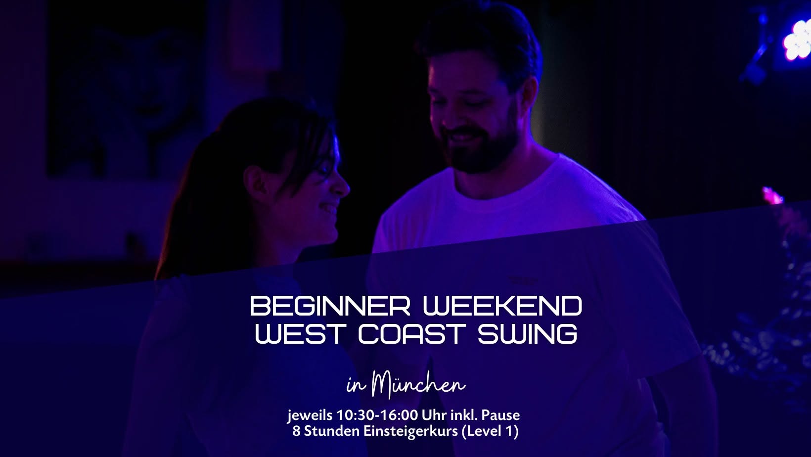 West Coast Swing Beginner Weekend — SAT 23 – SUN 24 JAN 2027