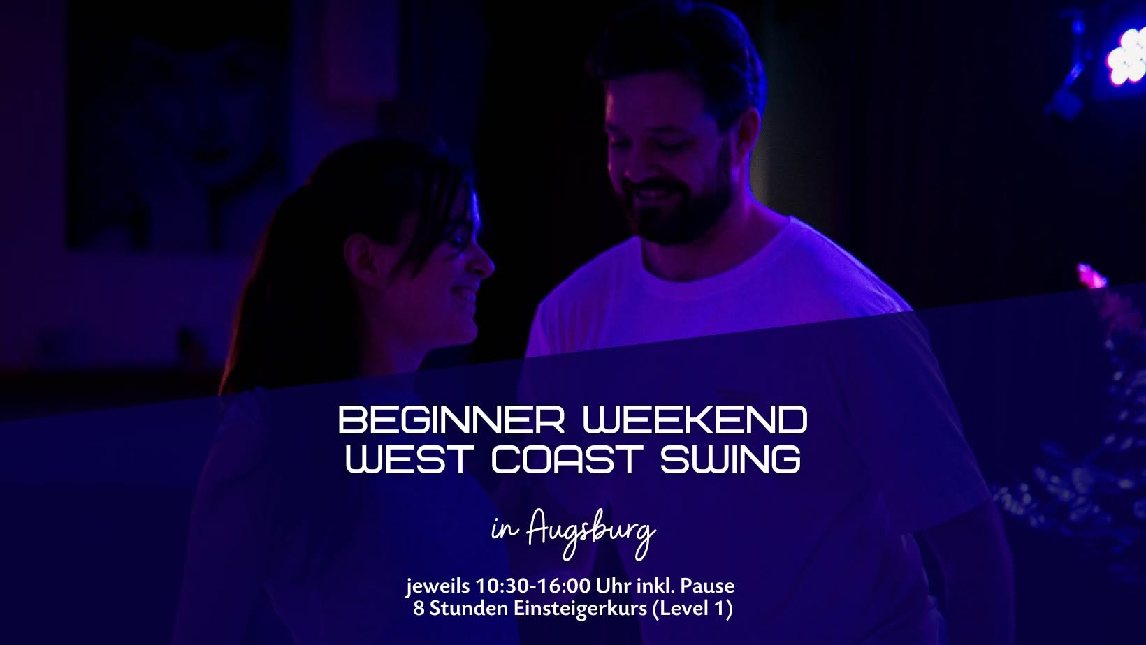 West Coast Swing Beginner Weekend — SAT 3 – SUN 4 APR 2027