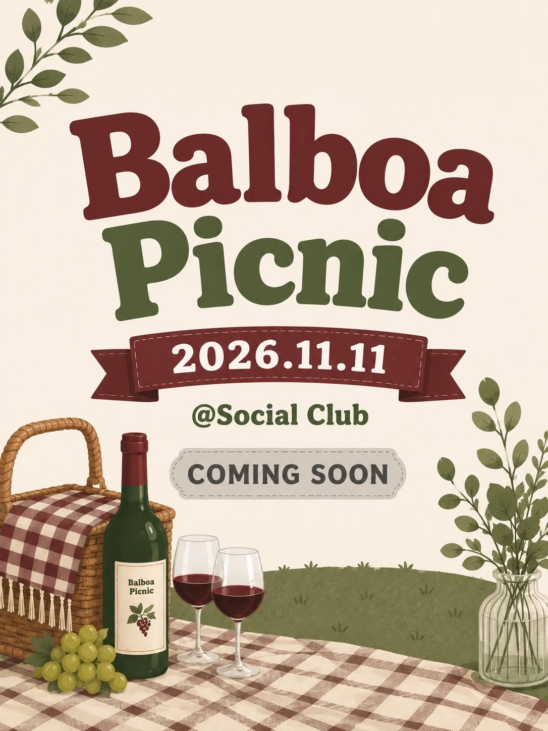 Balboa Picnic_pepero day — WED 11 NOV