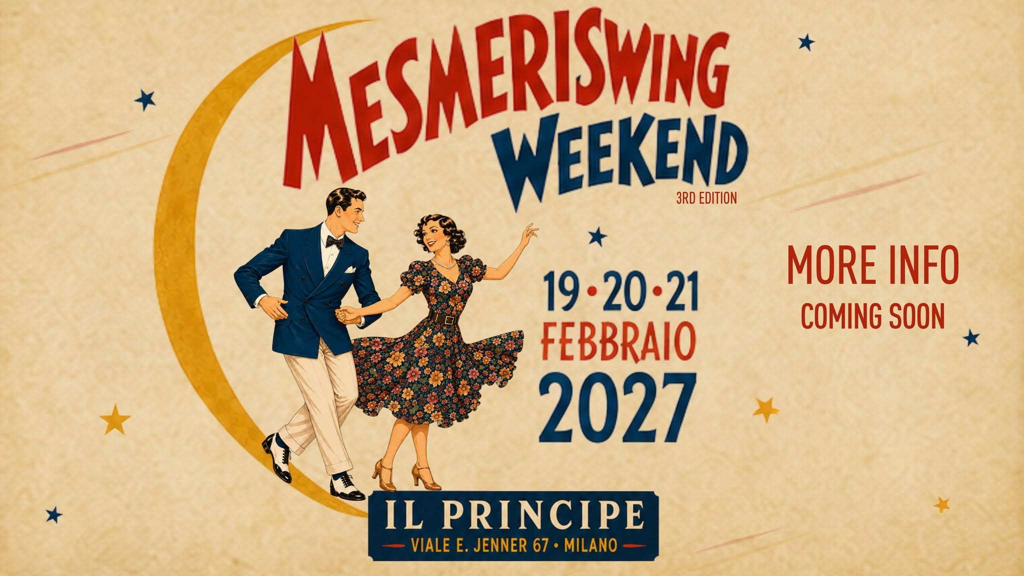 ✧ Lo Swing del Principe ✧ 𝗠𝗘𝗦𝗠𝗘𝗥𝗜𝗦𝗪𝗜𝗡𝗚 𝗪𝗘𝗘𝗞𝗘𝗡𝗗 3rd ✧19-20-21 Febbraio 2027✧ — FRI 19 – SUN 21 FEB 2027