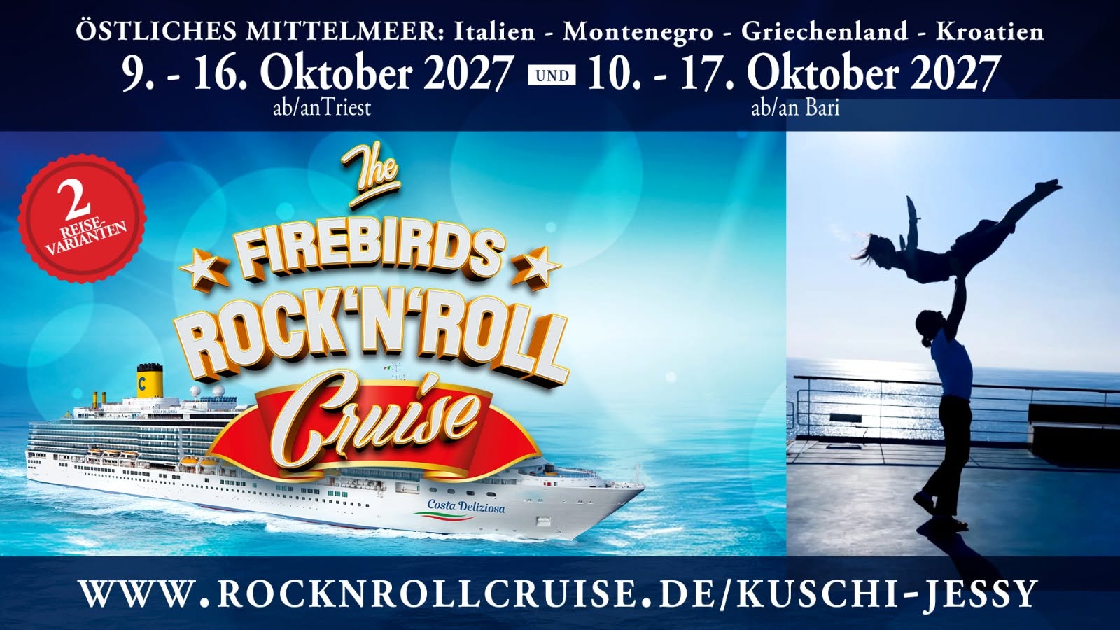 The Firebirds Rock'n'Roll Cruise - 2027 — SAT 9 – SAT 16 OCT 2027