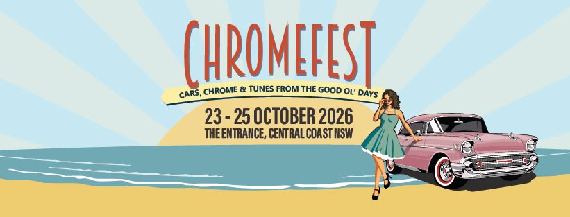ChromeFest 2026 — FRI 23 – SUN 25 OCT