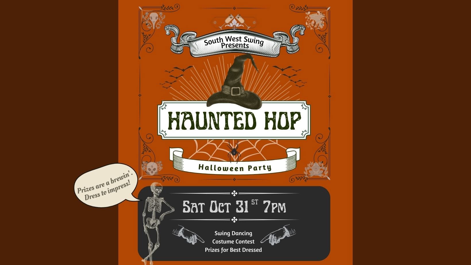 Haunted Hop - Swing Dance Halloween Party — SAT 31 OCT
