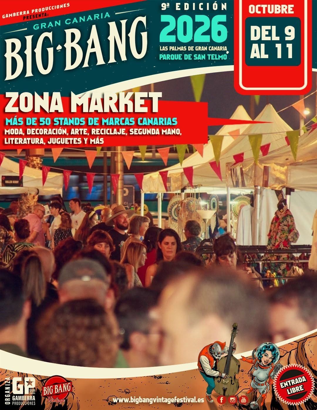 Market Big Bang Vintage Festival 2026 — FRI 9 – SUN 11 OCT