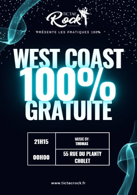 Pratique gratuite 100% West Coast Swing — FRI 18 DEC
