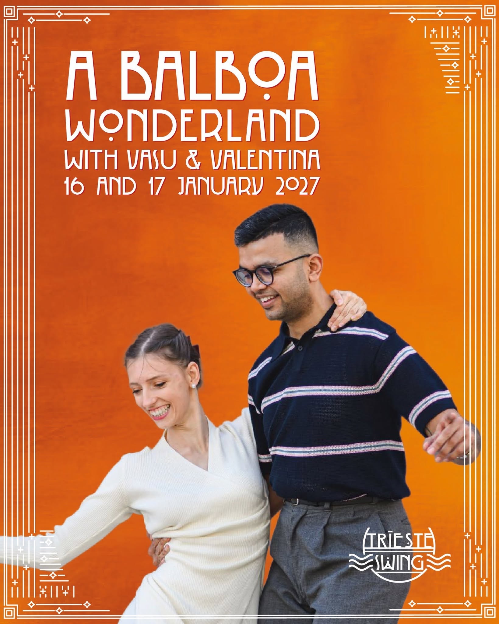 A Balboa Wonderland with Vasu & Valentina — SAT 16 – SUN 17 JAN 2027
