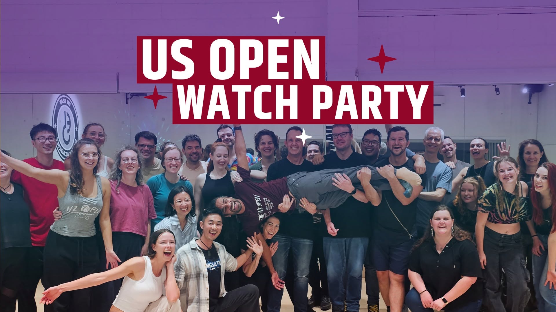 US Open Watch Party - NZ Open — SUN 29 NOV