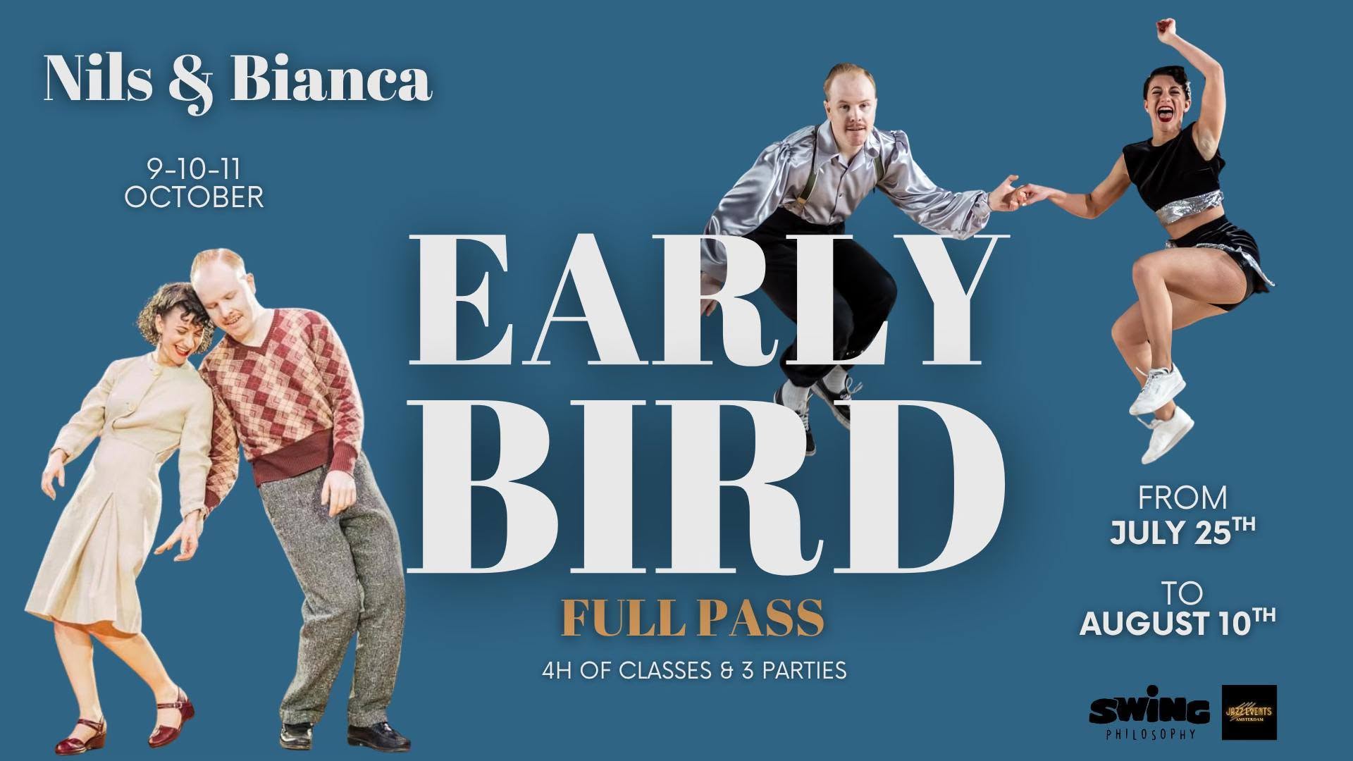 Nils & Bianca in Amsterdam (LINDY HOP SPECIAL) β FRI 9 β SUN 11 OCT