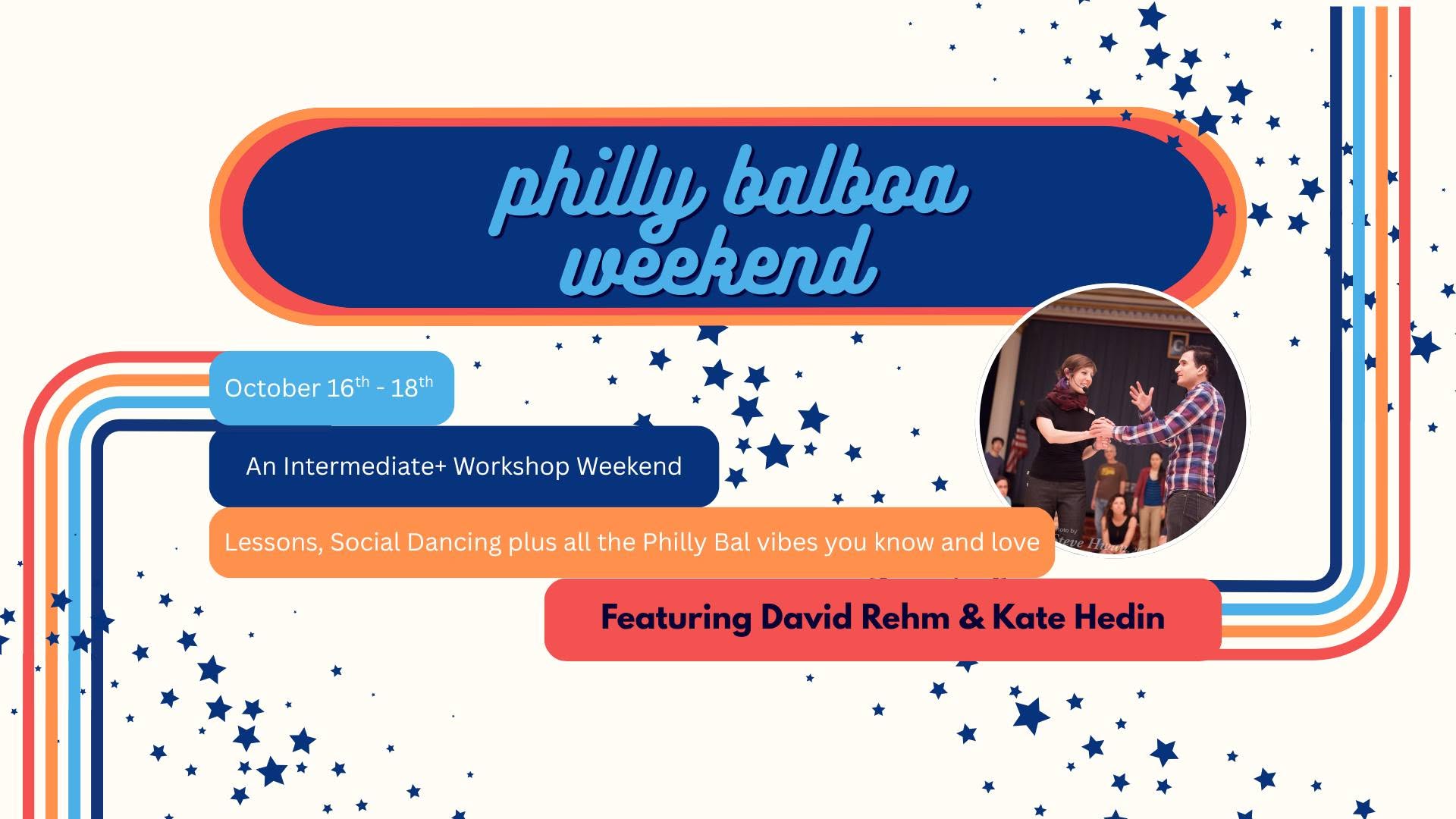 Philly Balboa Weekend with David & Kate — SAT 17 – SUN 18 OCT