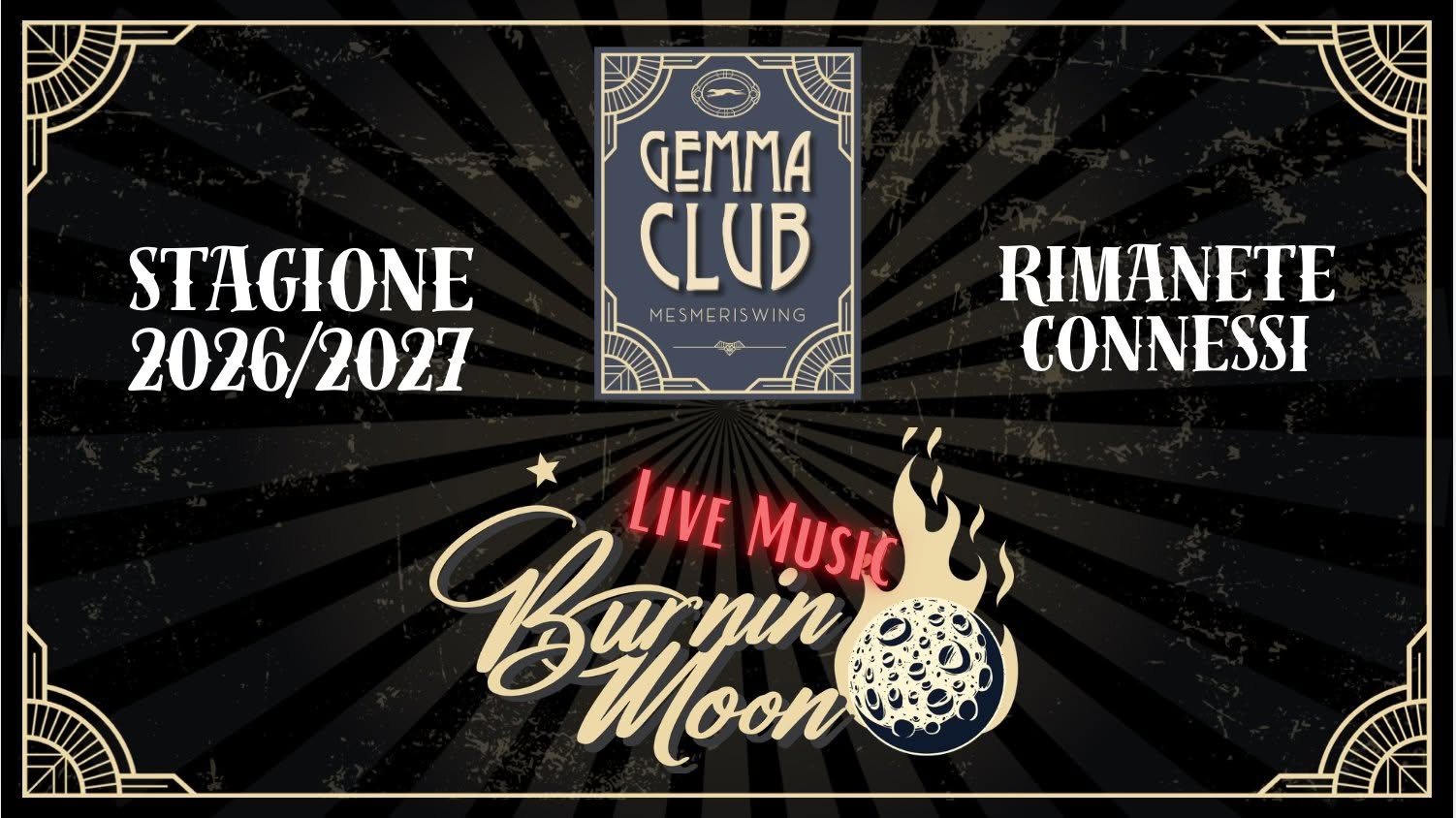 GEMMA CLUB - STAGIONE 2026/27 - SAVE THE DATE — SAT 31 OCT