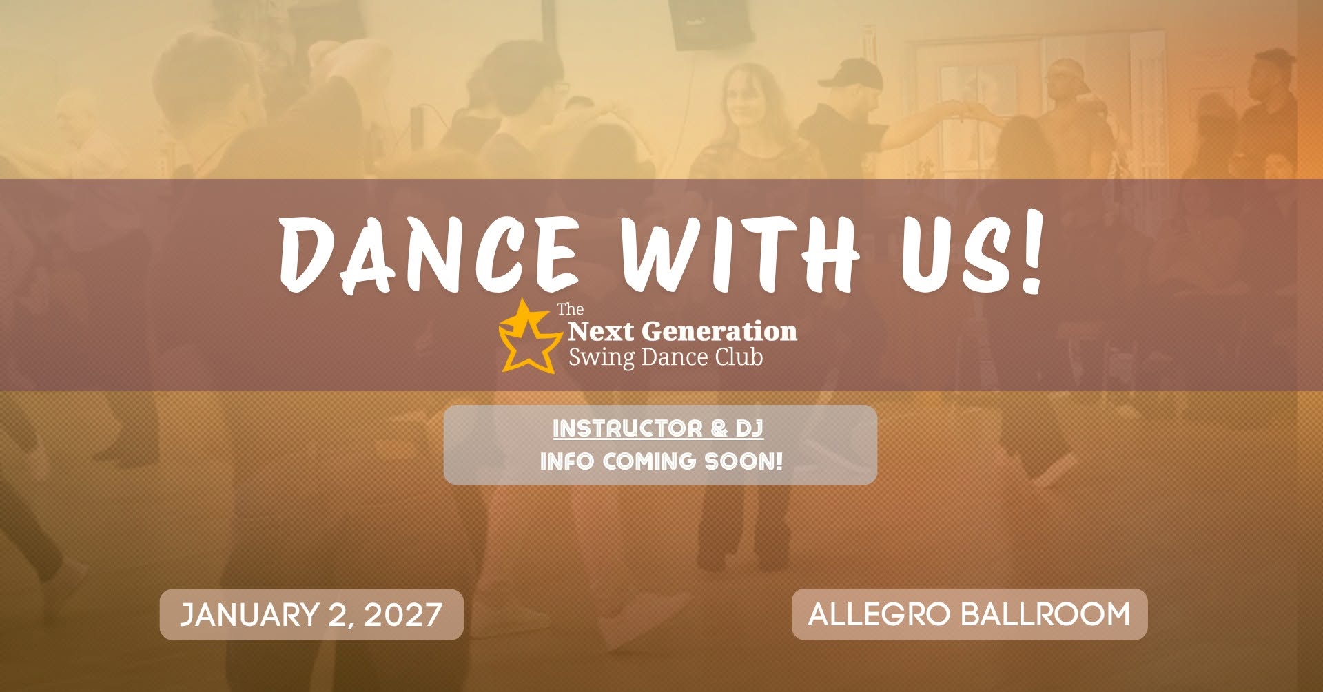 January 2027 NextGen Dance! — SUN 3 JAN 2027