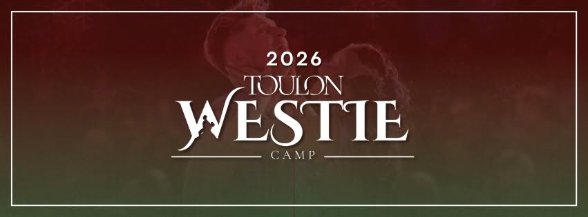 Toulon Westie Camp 2026 — FRI 18 – SUN 20 DEC