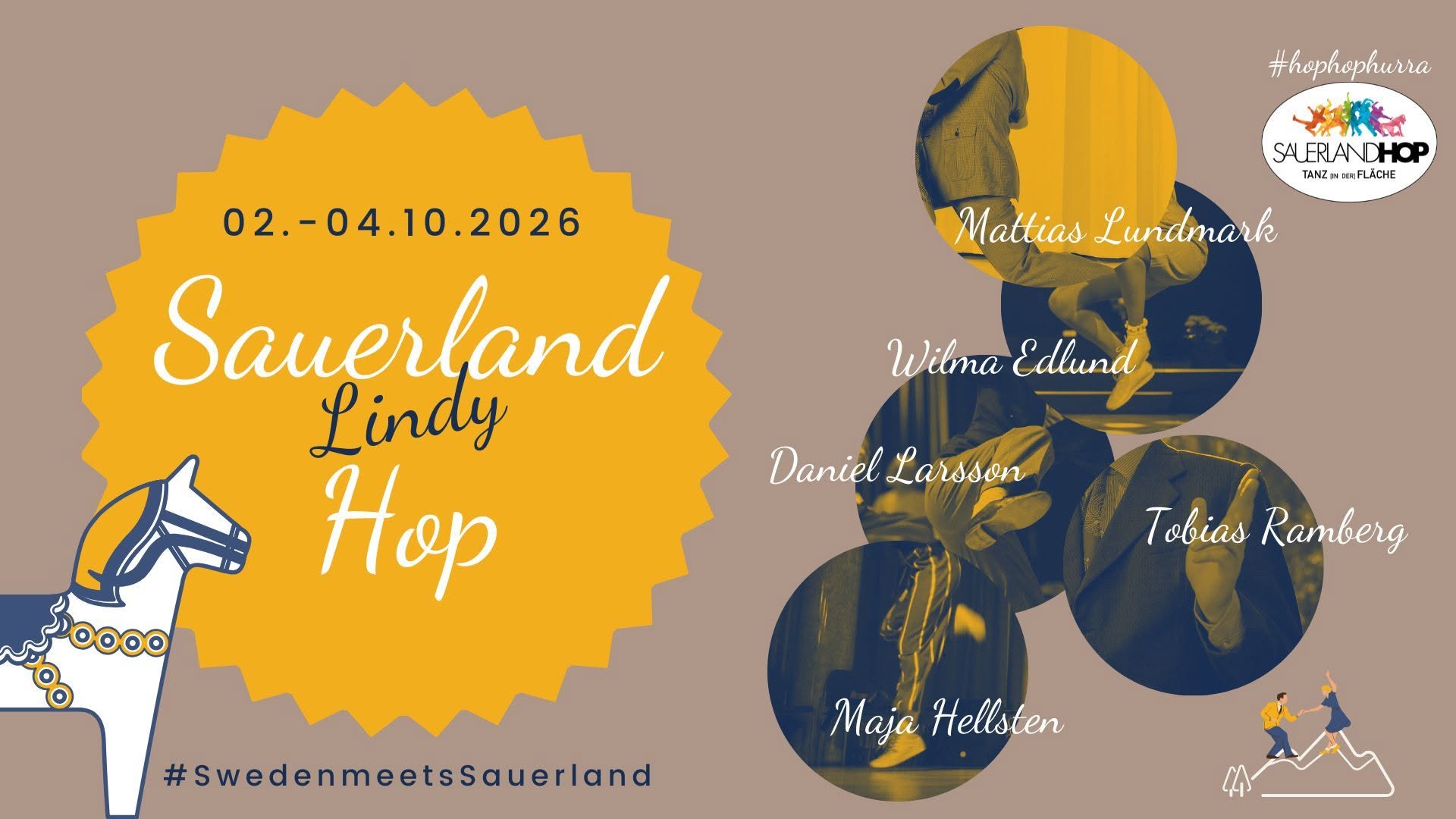 Sauerlandhop - Lindy Hop + solo Jazz Wochenende — FRI 2 OCT