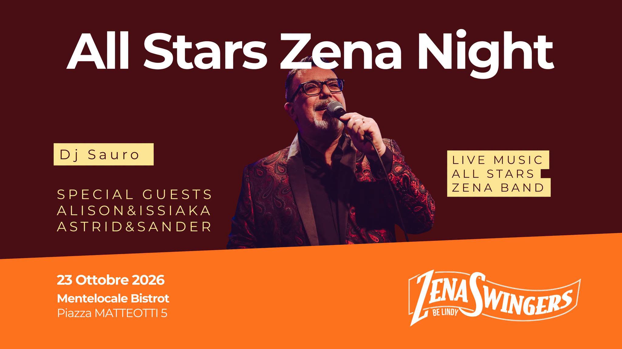 All Stars Zena Night — FRI 23 OCT